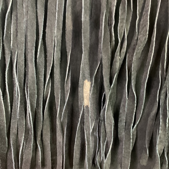 VTG 70s Learsi Black Rancher Western Fringe Suede Leather Jacket Womens Small - Picture 11 of 13